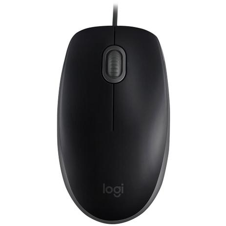 Mouse Logitech M110 Silent 1000 DPI USB – Preto