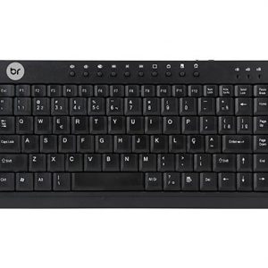 Mini Teclado ABNT2 Bright com Fio