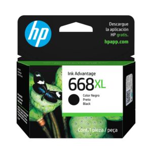 Cartucho HP 668 XL preto